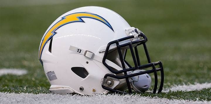 Chargers helmet
