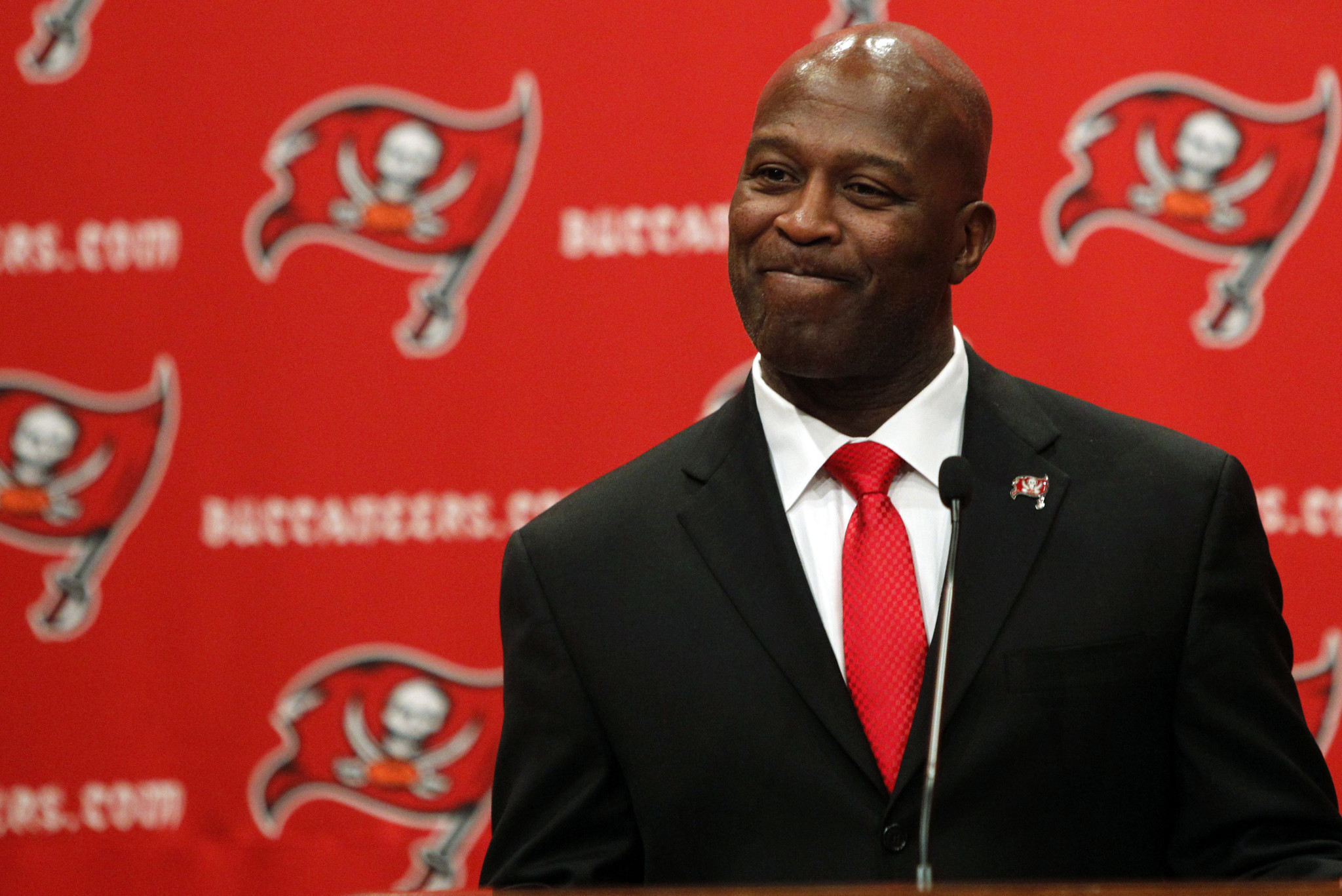NFL: Tampa Bay Buccaneers-Lovie Smith Press Conference